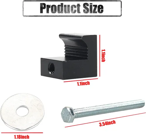Miniatura 2 de 4 piezas de amarre para caja de herramientas de camión, clips de montaje tipo J de aleación de aluminio, ganchos de sujeción de cables firmemente