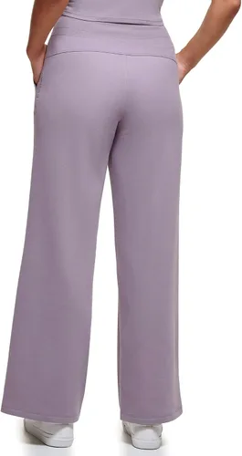 Miniatura 3 de Calvin Klein Performance Camiseta básica Calvin Klein con espalda cruzada para mujer, Lila ahumado