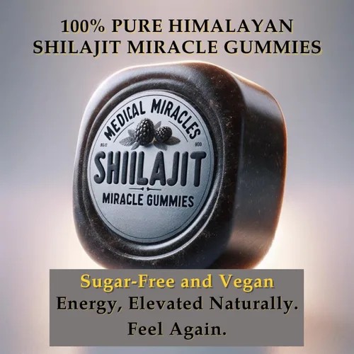 Miniatura 5 de Medical Miracles Shilajit - Gomitas energéticas sin azúcar, 1000 mg, complejo mineral del Himalaya con compuestos fúlvicos, suplemento masticable