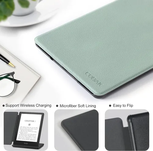 Miniatura 4 de CoBak Funda para Kindle Paperwhite: funda de piel sintética con función de encendido automático para Kindle Paperwhite de 11.ª generación de 6.8
