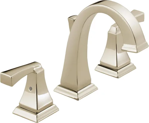Miniatura 11 de Delta Dryden - Grifo de baño de bronce aceitado de 3 agujeros, grifo de lavabo de baño de 8 pulgadas para tocador, conjunto de drenaje de metal