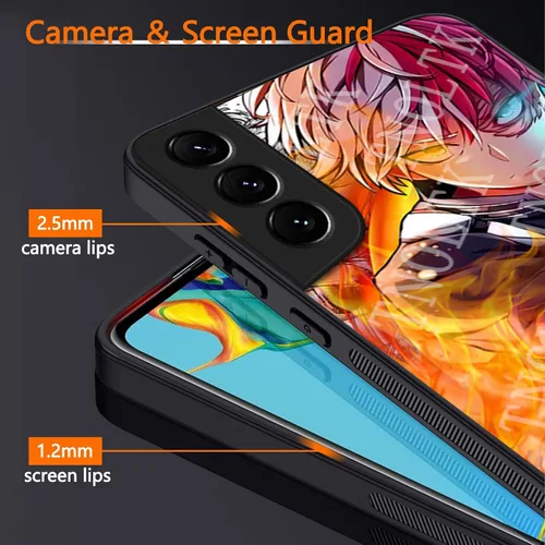 Miniatura 5 de Funda 3D Anime Motion para Samsung Galaxy S22, a prueba de golpes, suave, antiarañazos, manga cambiable, compatible con Samsung Galaxy S22 Anime-M1