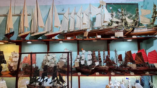Miniatura 7 de vinacreations Atlantic Yacht modelo de madera de barco de 24 pulgadas, estanque, yate, velero, modelo de madera americana, barco, artesanía, hogar