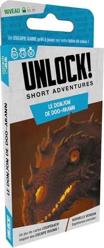 Short Adventures 4: Doo Arann's Dungeon - Juego de cartas inmersivo para niños y adultos, a partir de 10 años, 1 a 6 jugadores, 30 minutos de tiempo