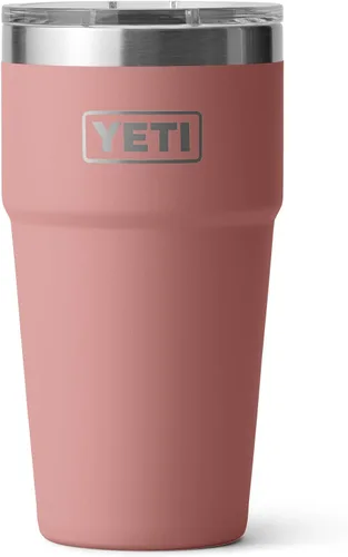 Miniatura 36 de YETI Rambler - Vaso apilable de 20 onzas, acero inoxidable, aislado al vacío con tapa MagSlider Verde mar
