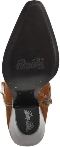 Miniatura 6 de Dan Post Boots Womens Moni Tool-Inlay Snip Toe Boots Mid Calf Mid Heel 2-3" - Brown