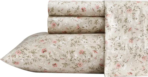 Miniatura 20 de Laura Ashley - Juego de sábanas King, sábans de cama extremadamente suaves con una sensación ligera y naturalmente sedosa de algodón satinado - Musa