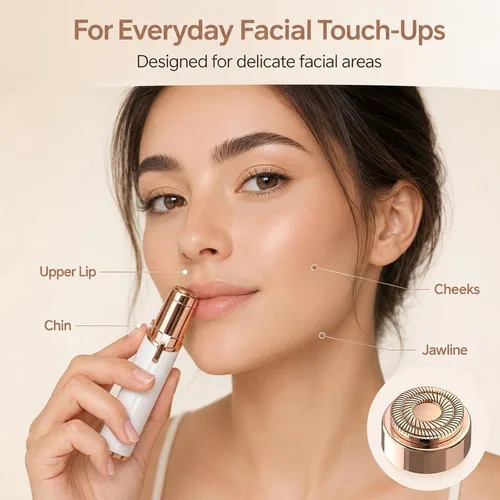 Miniatura 8 de Cabezales de repuesto para Flawless Generation 2, compatibles con el removedor de vello facial impecable Finishing Touch para mujeres, cuchillas