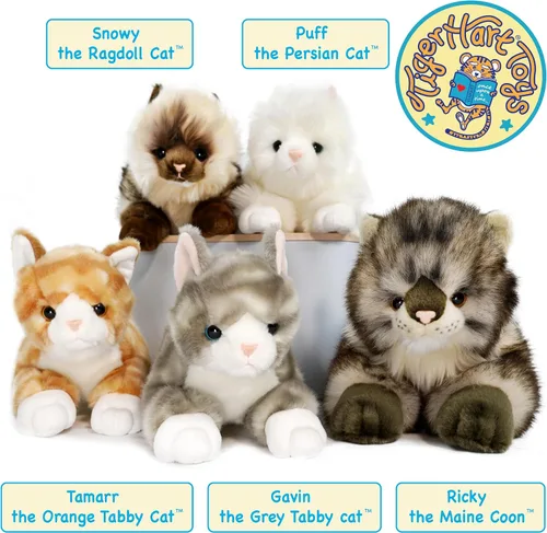 Miniatura 7 de TigerHart Ricky The Maine Coon - Peluche de 16 pulgadas