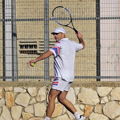 Miniatura 7 de Raquetas de tenis Senston para adultos de 27 pulgadas - Juego de raquetas de tenis para 2 jugadores con 3 pelotas, 2 empuñaduras, 2 amortiguadores