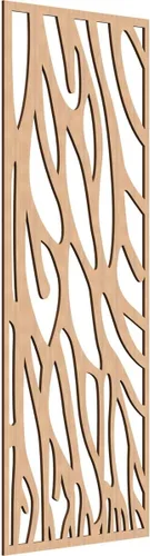 Miniatura 20 de 9 3/8"W x 24 3/8"H x 1/4"T Bristol Decorativos Paneles de Pared de Madera Calado, Cereza