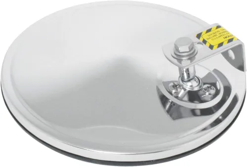 Miniatura 5 de Grand General 33270 Espejo convexo de punto ciego cromado de 5 pulgadas con soporte en "L