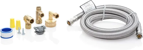 Miniatura 2 de Smart Choice Kit de instalación de lavavajillas de acero inoxidable de 6 pies