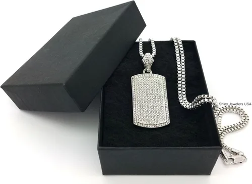 Miniatura 4 de Collar de cadena cubana para hombre, diseño de hip hop, plata u oro, collar de cadena de identificación