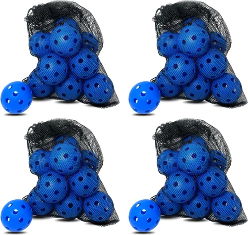 Miniatura 33 de 6 -Pack Pickleball Balls, 26 Holes Outdoor Pickleballs, High Elasticity & Durable Pickle Balls for All Style Pickleball Paddles Indoor Pickleballs