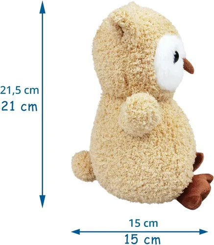 Miniatura 2 de Juguete de peluche marrón claro con búho de peluche, suave juguete de peluche para niños y niñas, regalos para niños o novia, 8.5 pulgadas