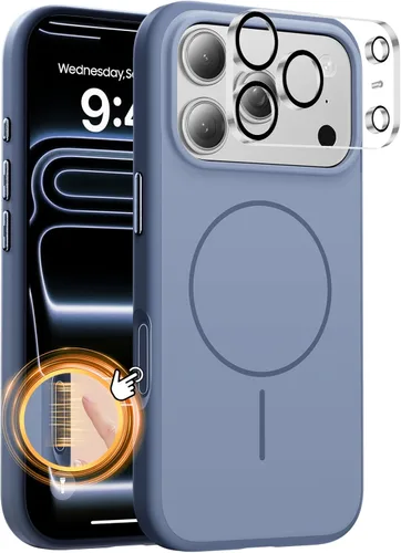 Miniatura 139 de Tigowos Magnetic Guardian - Funda diseñada para iPhone 11 Pro [probada en caídas de grado de 10 pies y compatible con MagSafe] Funda delgada Negro