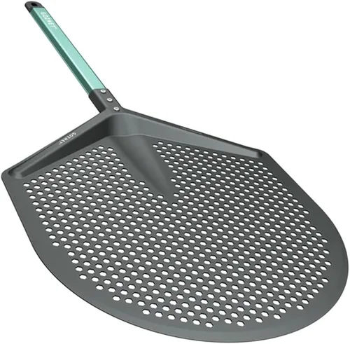 Miniatura 6 de Gozney Pala de colocación Balance para pizzas de 12", compatible con todos los hornos de pizza Gozney, con una hoja de aluminio perforada y mango