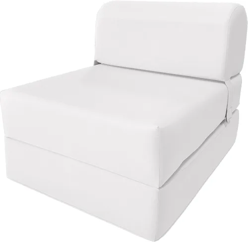 Miniatura 42 de D & D Futon Furniture Chair cama plegable de espuma, sofá de estudio, colchón de espuma doblado (6 x 36 x 70 pulgadas, azul real)