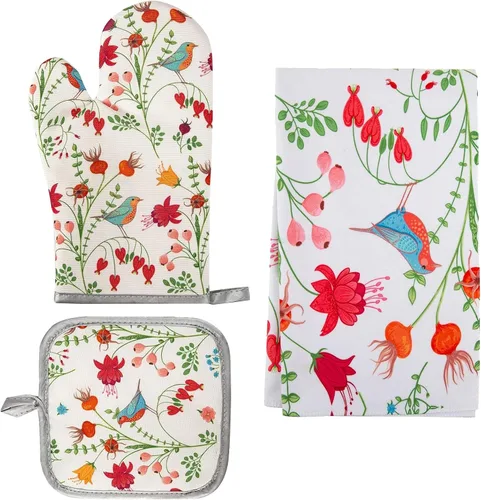 Miniatura 16 de 5 Pcs Kitchen Stuff Accessories, Kitchen Oven Mitts and Pot Holders Sets with Cooking Kitchen Aprons for Women,Gifts for Women 5 piezas