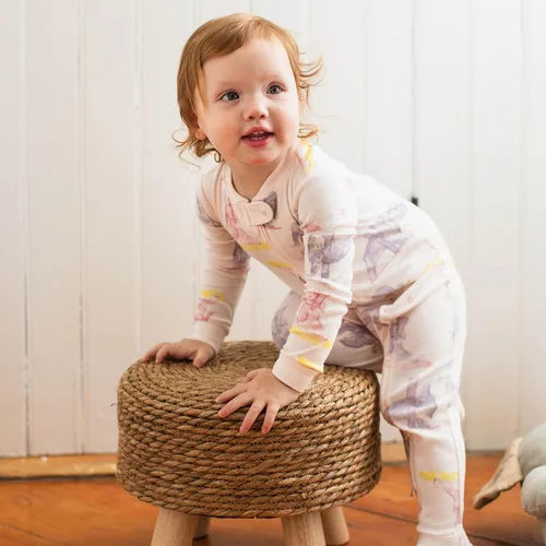 Miniatura 87 de Burt's Bees Baby Pijama para bebé niña, 100% algodón orgánico, pijama de una pieza, overol diagonal con cremallera, ajuste cómodo