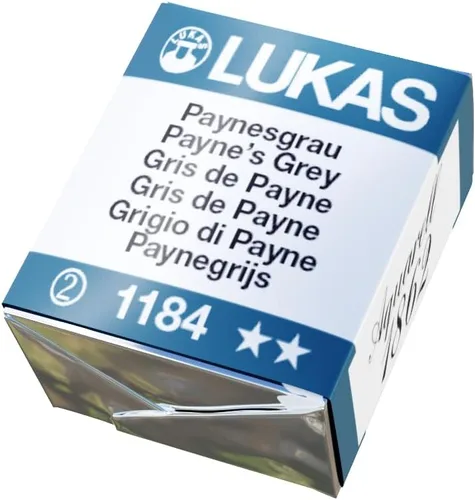 Miniatura 51 de Lukas 1862 Aquarell Artists' - Tubos de acuarela para artistas, color cian (primario), 0.8 fl oz, pintura de acuarela vibrante de grado profesional