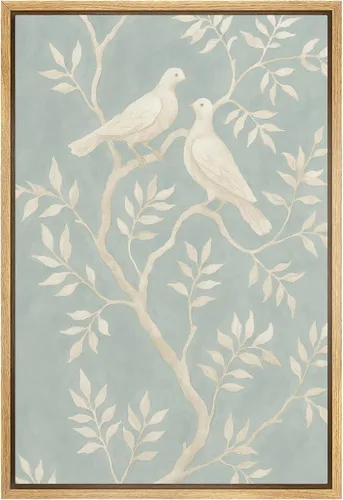 Miniatura 47 de SIGNFORD Lienzo enmarcado para pared, pinos sepia, bosques, bosques, naturaleza, ilustraciones de área silvestre, arte digital, arte moderno