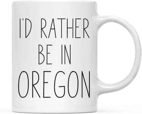 Miniatura 31 de Andaz Press Taza de café de 11 onzas, regalo con texto en inglés "I'd Rather Be in Alabama", 1 paquete, para estudiar en el extranjero, regalo
