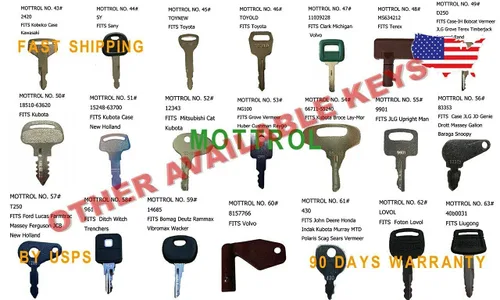 Miniatura 3 de 5 llaves PK 123243 12343 912-0514920 se adapta a Mitsubishi BD2 serie Kubota tractores gato carretillas elevadoras Kumiai