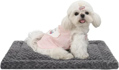 Miniatura 9 de Tapete lavable para cama de perro, suave y esponjoso, para mascotas, colchón para dormir para perros grandes, jumbos, medianos y pequeños, 30 x 19