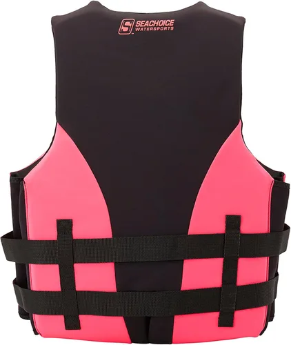 Miniatura 4 de Seachoice Evoprene - Chaleco salvavidas multideporte, nivel 70, tallas de niño a adulto Rosa/Negro