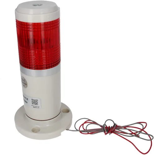Miniatura 14 de Othmro Columna de luz de señal industrial LED alarma redonda torre indicador luz continua luz de advertencia roja verde DB 90db 24 V 3 W 1 unids