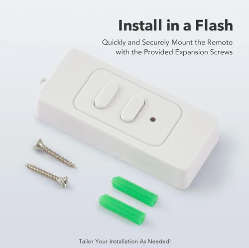 Miniatura 5 de CO-Z WWS1 Mando a distancia para abridor de puerta para sistema automático de operador de puerta corredera oscilante, control de teclado de 433,92