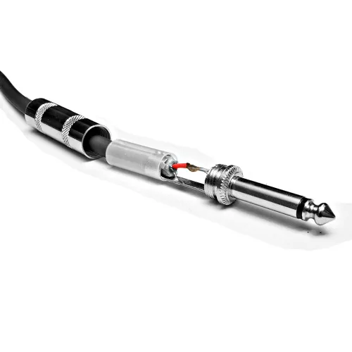 Miniatura 4 de Seismic Audio - SASTSX-10White-6PK - Paquete de 6 cables de conexión TS blancos de 10 pies de 1/4 pulgadas - Cables de conexión de audio profesional