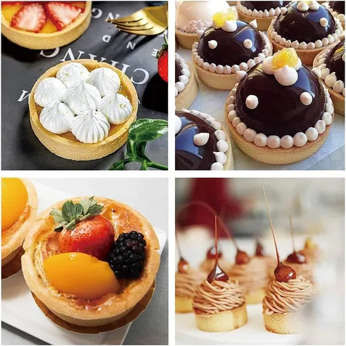Miniatura 7 de Anillo de acero inoxidable 304 para tartas, multiforma de corteza de tarta de fruta, cuadrado, rectángulo, redondo, forma ovalada, anillo de comida