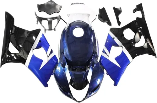 Miniatura 198 de Kit de carenado de inyección azul, negro y blanco para Suzuki GSXR600 GSX750 2006 2007 GSXR 600 GSX-R750 06 07 ABS Carenado de plástico completo