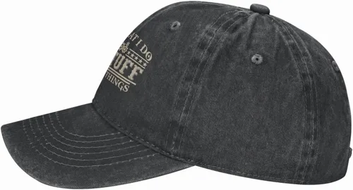 Miniatura 3 de Gorra de béisbol con texto "I Fix Stuff Dad" para regalar