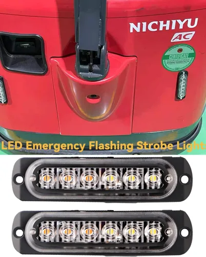 Miniatura 5 de YONGMING 6 luces LED estroboscópicas intermitentes de emergencia para camiones, vehículos, coches, mini parrilla, luces estroboscópicas de 12 V