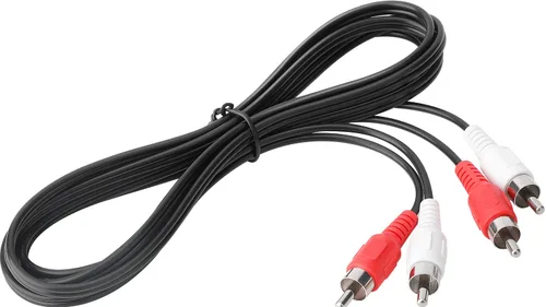 Miniatura 10 de Cables RCA, 2RCA macho a 2RCA macho, cable de subwoofer de audio estéreo doble blindado para cine en casa, HDTV, amplificador, sistemas de alta