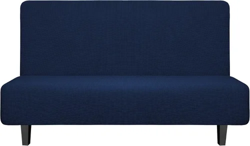 Miniatura 53 de Easy-Going - Funda elástica para futón, cubierta para sofá cama sin brazos, protector de muebles sin reposabrazos con parte inferior elástica