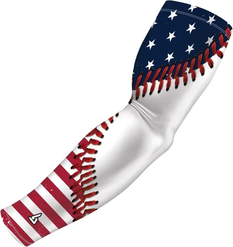 Miniatura 33 de B-Driven Sports Sleeve Pro-Fit - Manga Patriótica - Estados Unidos, Cuba, México, Israel, Canadá, Venezuela, Rep. Dominicana - Individual Bandera
