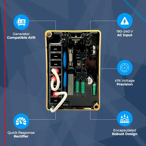 Miniatura 2 de AVR SE350 Módulo de control automático del regulador de voltaje para generador Genset con 2 años de garantía!