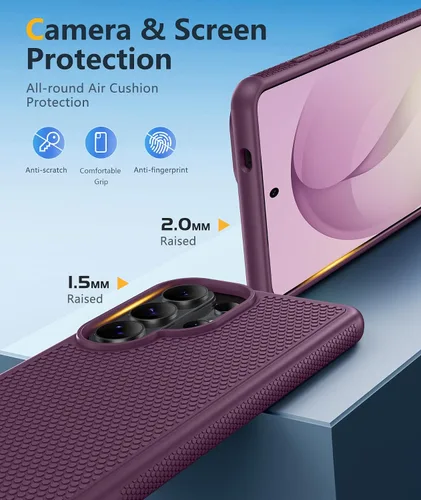 Miniatura 11 de FNTCASE Funda para iPhone 17 Pro: Fundas delgadas translúcidas de color azul claro compatibles con MagSafe, protección completa de la cámara
