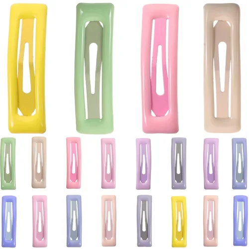 Beaupretty Horquilla para niñas, paquete de 2 clips decorativos de color crema, horquilla ligera a presión para niños pequeños con bonito diseño,