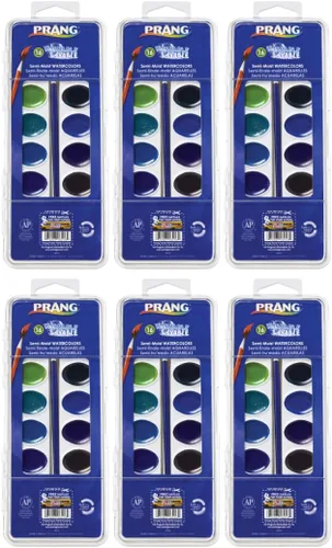 Miniatura 8 de Prang Juego de acuarelas lavables, Colores clásicos