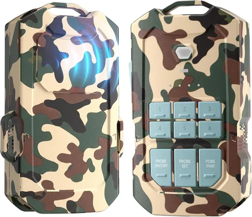 Alarma de seguridad de radar de campamento, alarma perimetral inalámbrica, alarma de activación con sensor de movimiento recargable, rango de 1/2