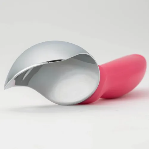 Miniatura 8 de Spring Chef - Cuchara para helado rosa de alta resistencia con mango suave, cuchara profesional para helado, cuchara de metal para masa de galletas