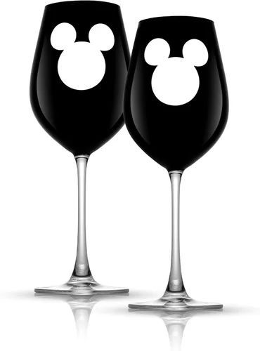 Miniatura 13 de JoyJolt Disney Mickey Mouse Squad Collection Vasos Tumblers. Juego de 4 Copas de Vino sin Tallo de 15 onzas, Vasos sin Tallo para Beber. Artículos