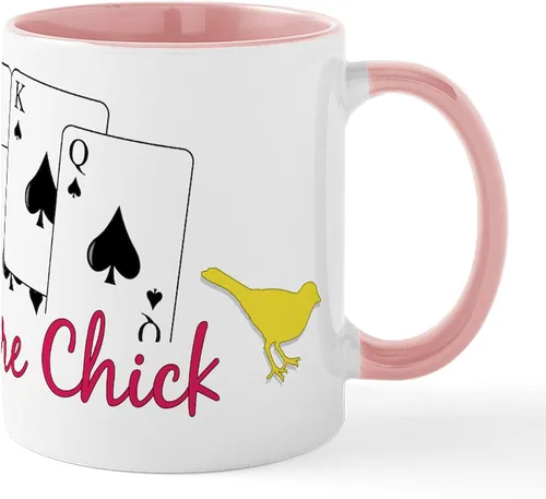 Miniatura 76 de CafePress Euchre Champ Mugs Taza de café de cerámica de 11 oz (11.0 fl oz)
