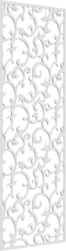Miniatura 76 de Wheatland Paneles de pared decorativos de madera con calado, 9 3/8 pulgadas de ancho x 24 3/8 pulgadas de alto x 1/4 de alto, nogal
